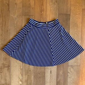 Striped Skater Skirt